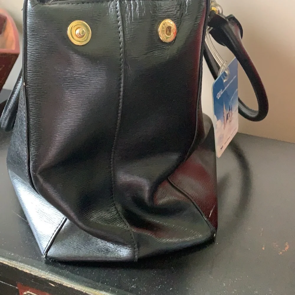 Lauren Ralph Lauren Black Laptop Work Tote Bag